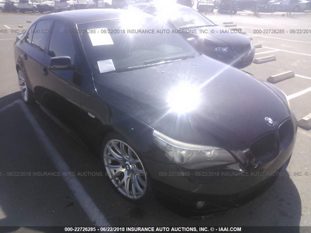 WBANW53598CT48458 - 2008 BMW 550 I BLACK photo 1