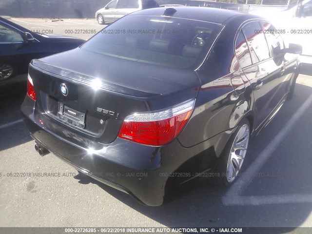 WBANW53598CT48458 - 2008 BMW 550 I BLACK photo 4