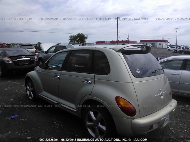 3C8FY78G85T538340 - 2005 CHRYSLER PT CRUISER GT GOLD photo 3