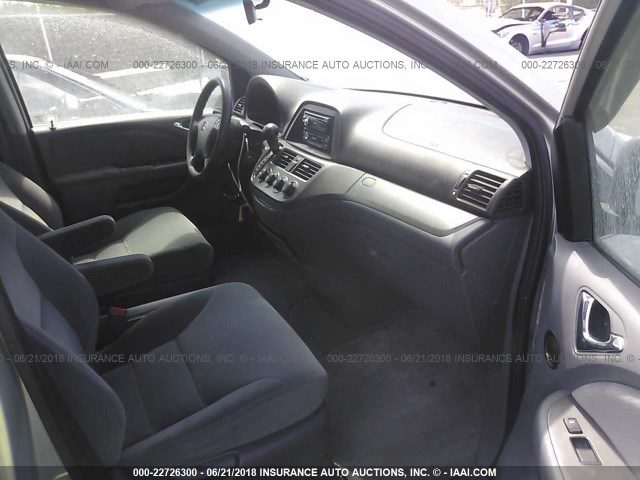 5FNRL38266B046562 - 2006 HONDA ODYSSEY LX SILVER photo 5