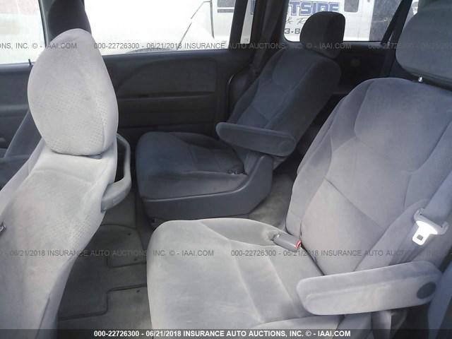 5FNRL38266B046562 - 2006 HONDA ODYSSEY LX SILVER photo 8