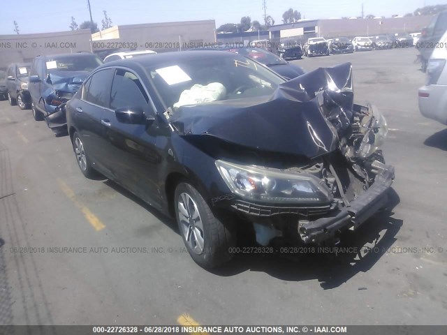 1HGCR2F37DA050699 - 2013 HONDA ACCORD LX BLACK photo 1