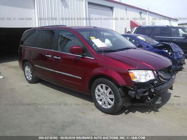 2A4RR8DG0BR615511 - 2011 CHRYSLER TOWN & COUNTRY TOURING L RED photo 1