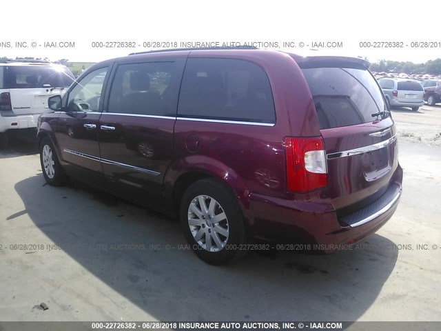 2A4RR8DG0BR615511 - 2011 CHRYSLER TOWN & COUNTRY TOURING L RED photo 3