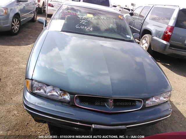 1G2HX52K7T4226290 - 1996 PONTIAC BONNEVILLE SE TEAL photo 6