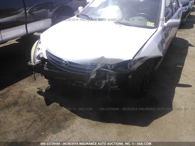 4T1BE30K33U732046 - 2003 TOYOTA CAMRY LE/XLE/SE ვერცხლისფერი ფოტო 6