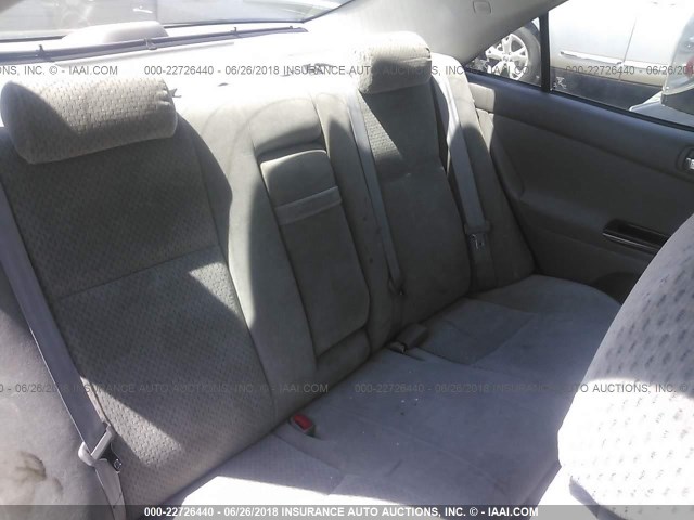 4T1BE30K33U732046 - 2003 TOYOTA CAMRY LE/XLE/SE ვერცხლისფერი ფოტო 8