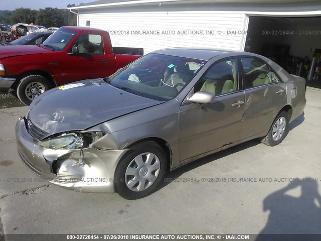 4T1BE32K32U630418 - 2002 TOYOTA CAMRY LE/XLE/SE Qızıl foto 2