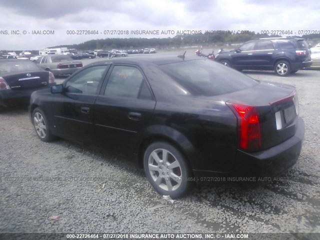 1G6DP577760161308 - 2006 CADILLAC CTS HI FEATURE V6 BLACK photo 3