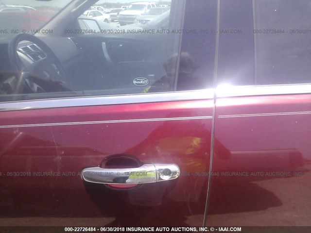 1GKLRMED7AJ139726 - 2010 GMC ACADIA SLT-1 Czerwony zdjęcie 6