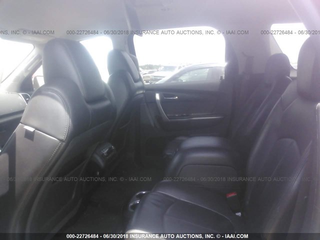 1GKLRMED7AJ139726 - 2010 GMC ACADIA SLT-1 Czerwony zdjęcie 8
