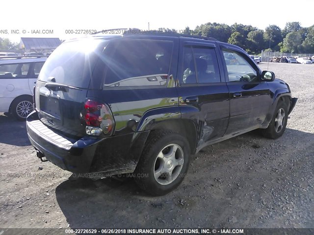 1GNDT33S492112316 - 2009 CHEVROLET TRAILBLAZER LT BLACK photo 4