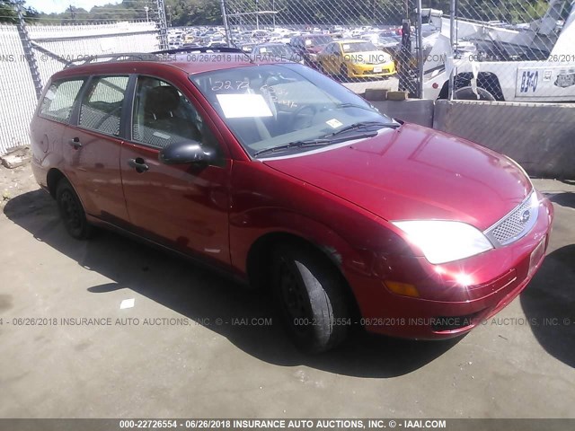 1FAFP36N35W140449 - 2005 FORD FOCUS ZXW RED photo 1