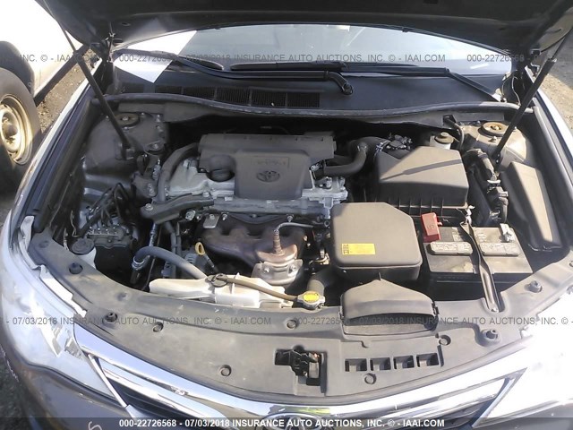 4T4BF1FK4ER407908 - 2014 TOYOTA CAMRY L/SE/LE/XLE ნაცრისფერი ფოტო 10