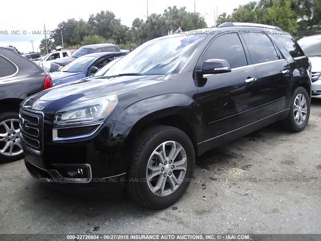 1GKKRRKD3FJ163767 - 2015 GMC ACADIA SLT-1 Negro foto 2