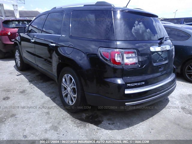 1GKKRRKD3FJ163767 - 2015 GMC ACADIA SLT-1 Negro foto 3