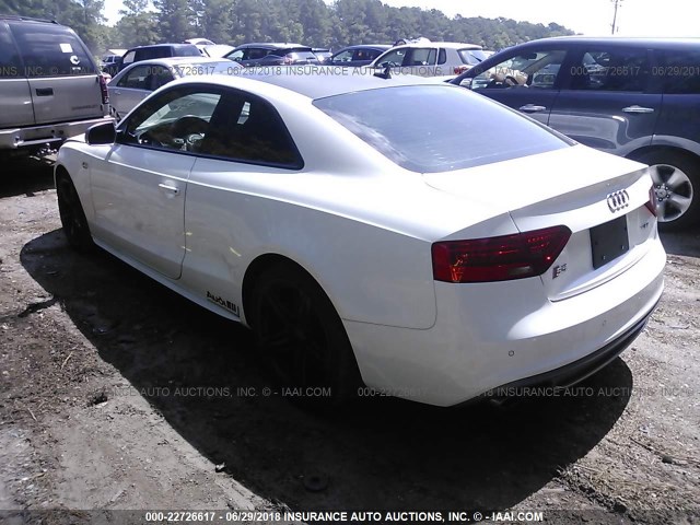WAUCGAFR3DA057214 - 2013 AUDI S5 PREMIUM PLUS 白色 照片 3