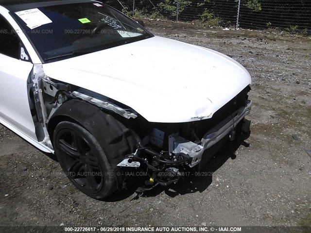 WAUCGAFR3DA057214 - 2013 AUDI S5 PREMIUM PLUS 白色 照片 6
