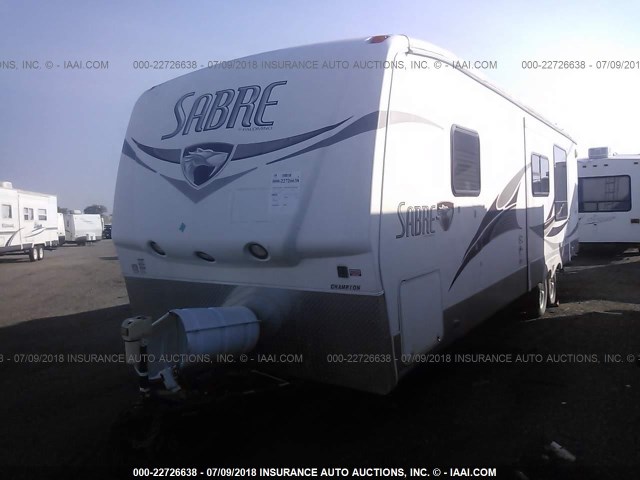 4X4TSRF2783000988 - 2008 FOREST RIVER SABRE  WHITE photo 2