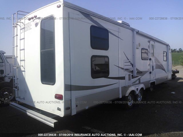 4X4TSRF2783000988 - 2008 FOREST RIVER SABRE  WHITE photo 4