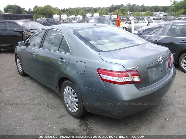 4T1BF3EK6AU542938 - 2010 TOYOTA CAMRY SE/LE/XLE 浅蓝色 照片 3