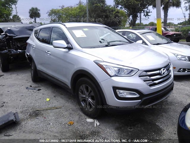 5XYZU3LB9DG119823 - 2013 HYUNDAI SANTA FE SPORT  SILVER photo 1