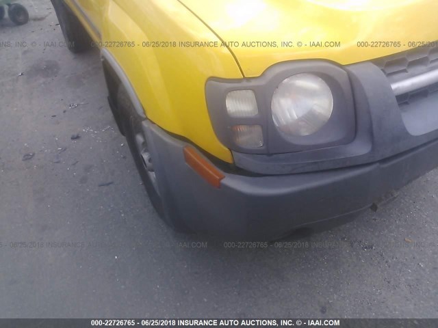 5N1ED28YX3C691066 - 2003 NISSAN XTERRA XE/SE YELLOW photo 6