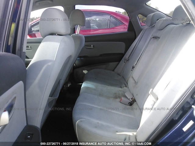 KMHDU46D09U634028 - 2009 HYUNDAI ELANTRA GLS/SE BLUE photo 8