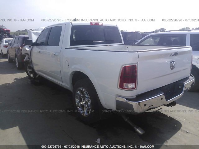 1C6RR7NTXDS510902 - 2013 RAM 1500 LARAMIE WHITE photo 3