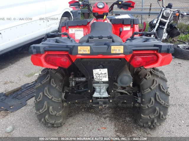 4XASEE573HA078024 - 2017 POLARIS SPORTSMAN 570 EPS RED photo 6