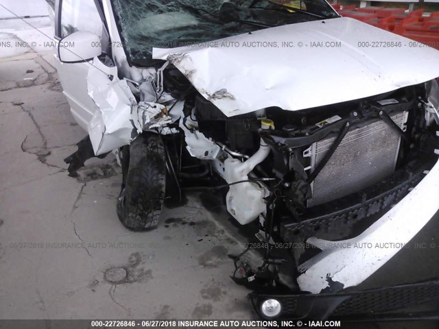 2C4RDGEG1ER385592 - 2014 DODGE GRAND CARAVAN R/T WHITE photo 6