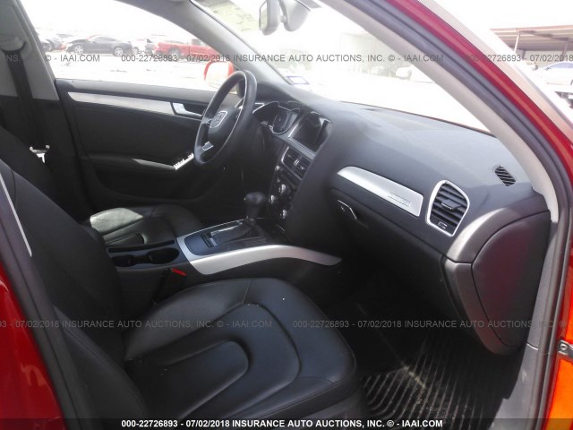 WAUFFAFL3DA143005 - 2013 AUDI A4 PREMIUM PLUS RED photo 5