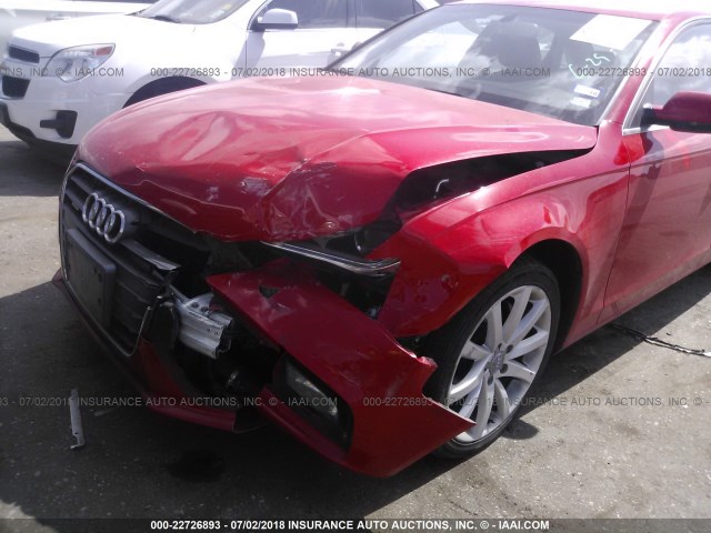 WAUFFAFL3DA143005 - 2013 AUDI A4 PREMIUM PLUS RED photo 6