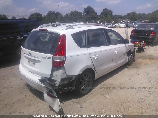 KMHDC8AE7CU152092 - 2012 HYUNDAI ELANTRA TOURING GLS/SE WHITE photo 4