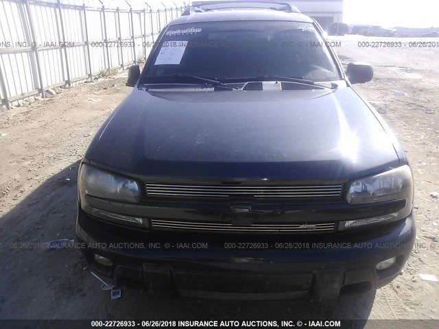 1GNES16S246240689 - 2004 CHEVROLET TRAILBLAZER EXT LS/EXT LT BLACK photo 6