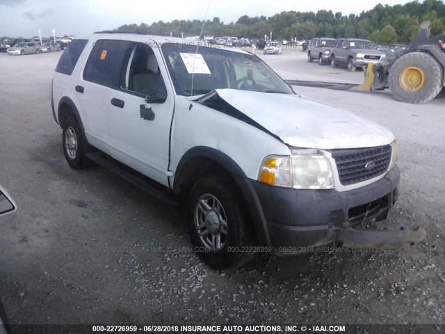 1FMZU62K83UB53618 - 2003 FORD EXPLORER XLS/XLS SPORT WHITE photo 1