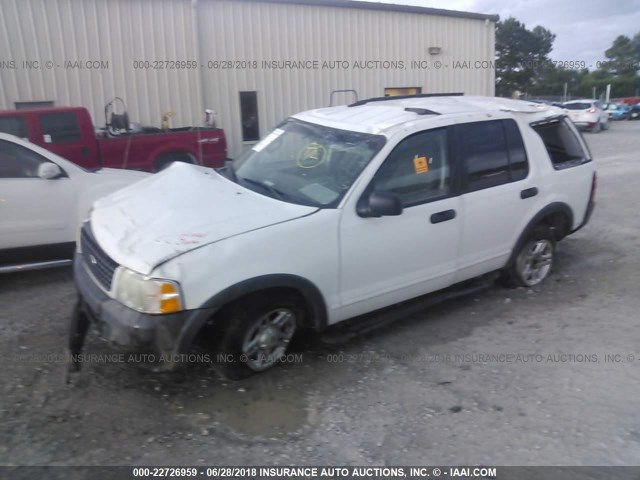 1FMZU62K83UB53618 - 2003 FORD EXPLORER XLS/XLS SPORT WHITE photo 2