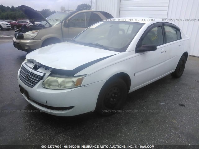 1G8AJ55F77Z192822 - 2007 SATURN ION LEVEL 2 WHITE photo 2