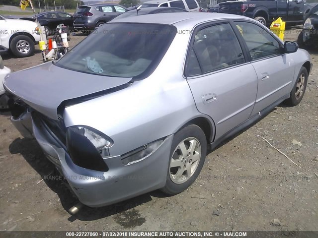 1HGCF86671A108571 - 2001 HONDA ACCORD VALUE SILVER photo 4