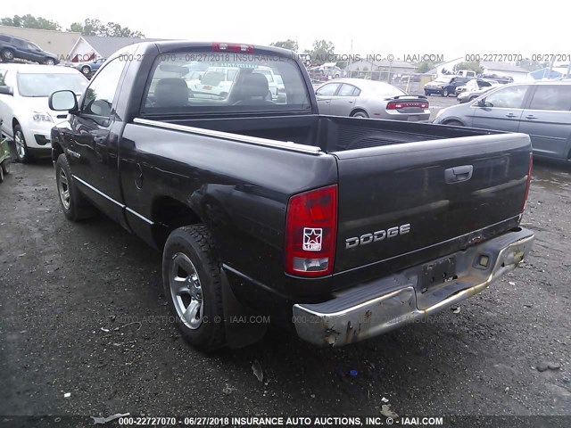 1D7HA16K24J242020 - 2004 DODGE RAM 1500 ST BLACK photo 3