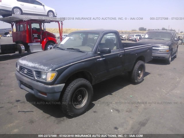 4TAUN61CXSZ020703 - 1995 TOYOTA TACOMA BLACK photo 2