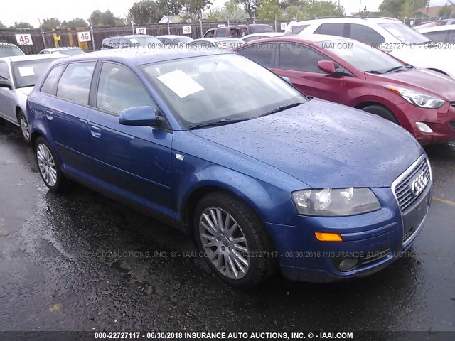 WAUNF78P77A104761 - 2007 AUDI A3 2.0 PREMIUM BLUE photo 1