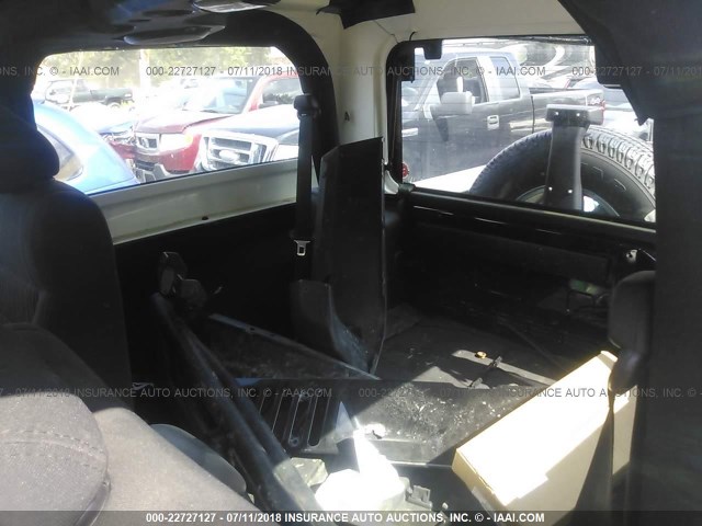 1C4AJWAG7CL180287 - 2012 JEEP WRANGLER SPORT შავი ფოტო 8