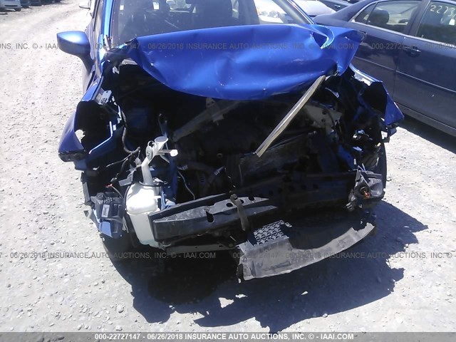 3N1CE2CP1FL375834 - 2015 NISSAN VERSA NOTE S/S PLUS/SV/SL/SR BLUE photo 6