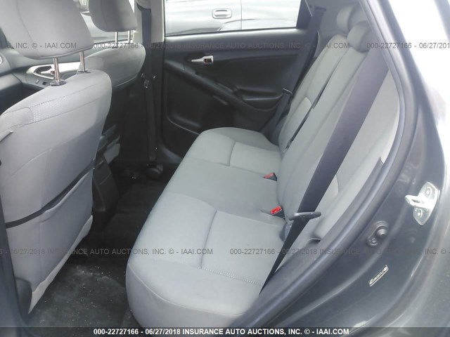 2T1LE40E59C011399 - 2009 TOYOTA COROLLA MATRIX S GRAY photo 8