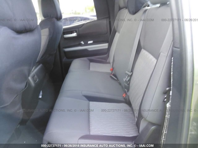 5TFRM5F16FX090411 - 2015 TOYOTA TUNDRA DOUBLE CAB SR/SR5 GRAY photo 8