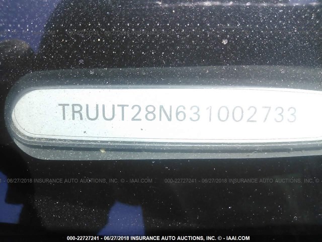 TRUUT28N631002733 - 2003 AUDI TT QUATTRO RED photo 9