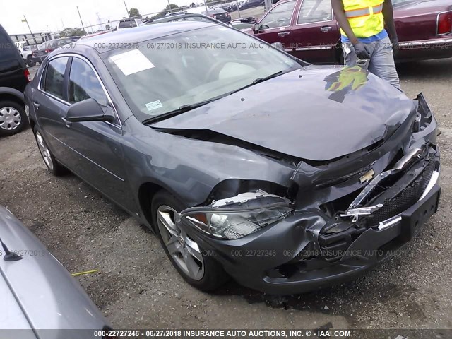 1G1ZG57B39F106064 - 2009 CHEVROLET MALIBU LS GRAY photo 1