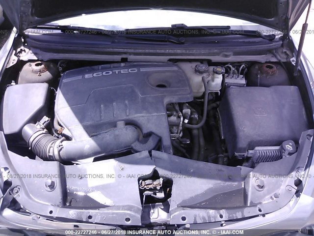 1G1ZG57B39F106064 - 2009 CHEVROLET MALIBU LS GRAY photo 10