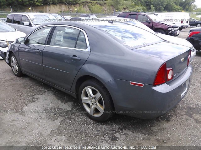 1G1ZG57B39F106064 - 2009 CHEVROLET MALIBU LS GRAY photo 3